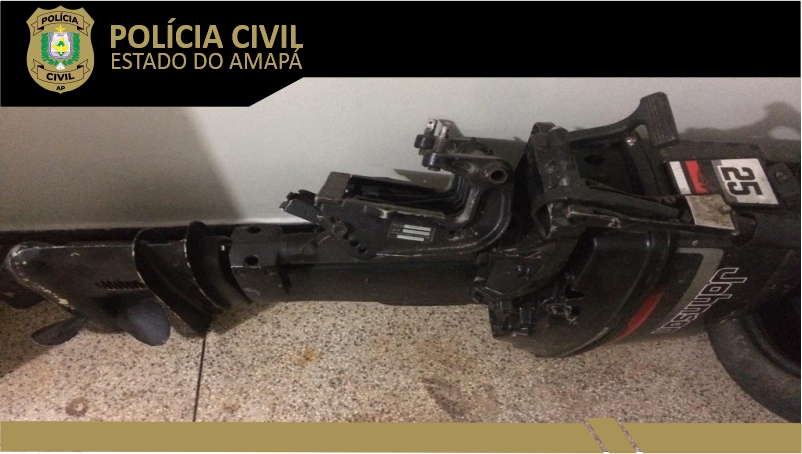 POLÍCIA CIVIL PROCURA PROPRIETÁRIO DE MOTOR MARÍTIMO ENCONTRADO EM SANTANA